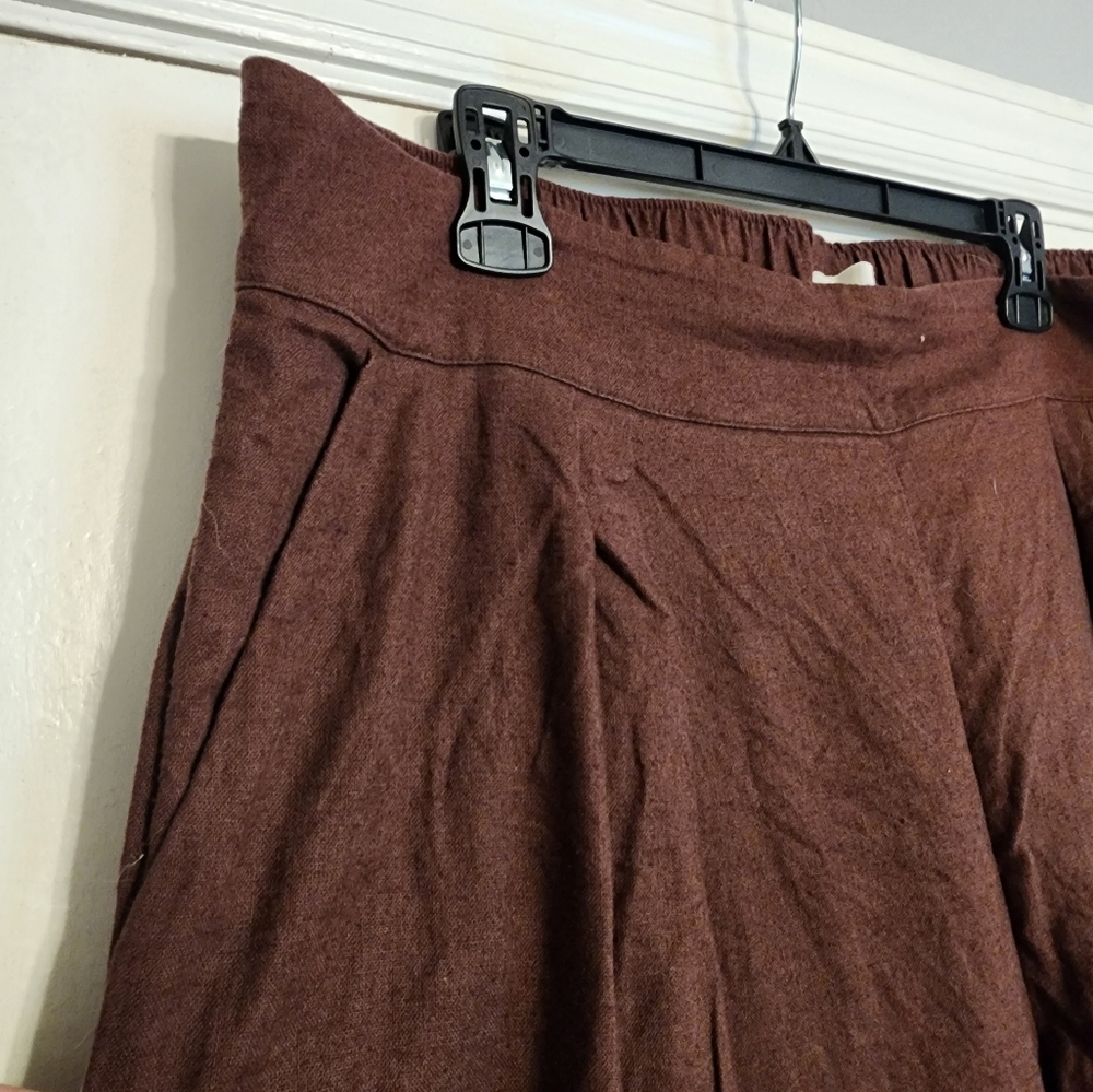 Abercrombie & Fitch Linen Wide Leg Pant Sz XL - Picture 2 of 6